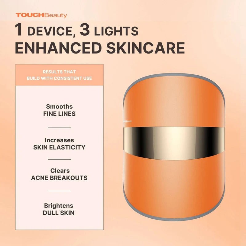 TOUCHBeauty LED Beauty Face Mask - Coco Brown
