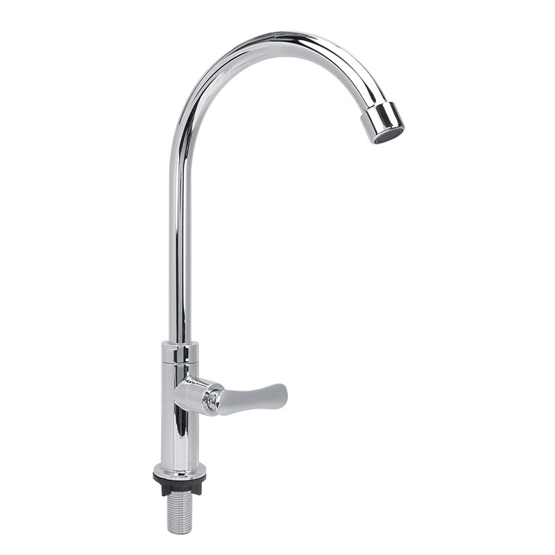 Household Kitchen Water Faucet Tap Chrome Plated Bathroom Kitchen Faucet