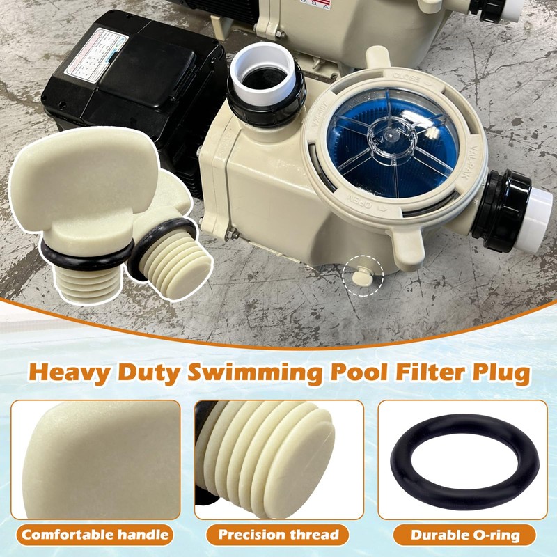 071131-192115 Replacement for Whisperflo and Intelliflo Pool Pump Parts Drain