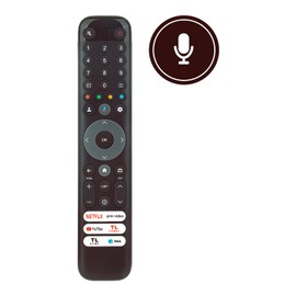 ALLIMITY Voice Remote Control Compatible with TCL QD-Mini LED 4K TV X955 P755 QM8B T8A V6B T8B 85X955 98X955 43P69B 43P755 50P755 75P755 50QM8B 55QM8B 98QM 8B 65T8A 75T8A 55T8B 55V6B 58V6B 65V6B