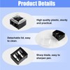 Pack of 2 Sharpeners, Thick and Thin Pencils, Kajal Sharpener,