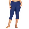 Holipick - Pantalones cortos largos de natación para mujer, talla