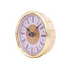SIPYTOPF 3.1 Inch/ 80 mm Roman Numeral Clock Insert (Gold)