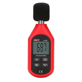 Unit 530134371 Mini Digital Sonometer, Red