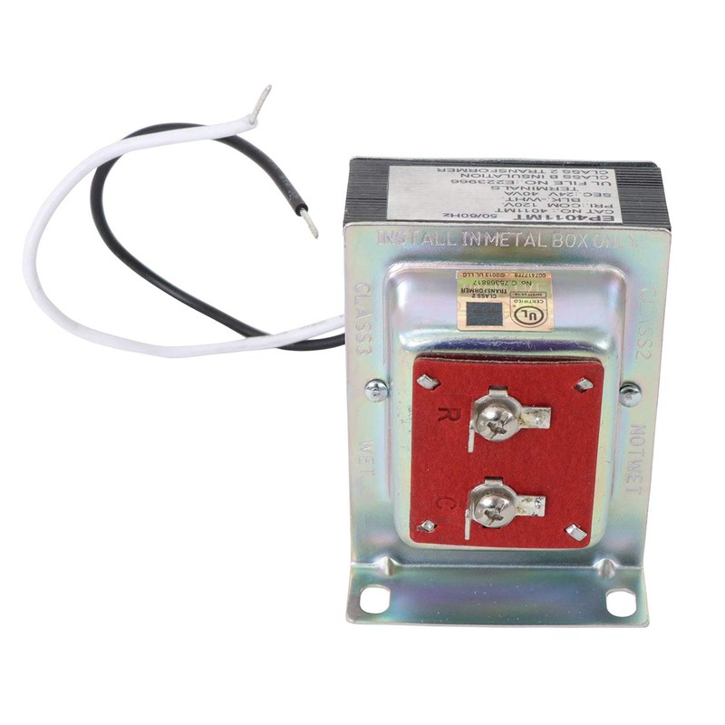 Endurance Pro 24V 40VA Thermostat Doorbell Transformer, Power Supply Adapter