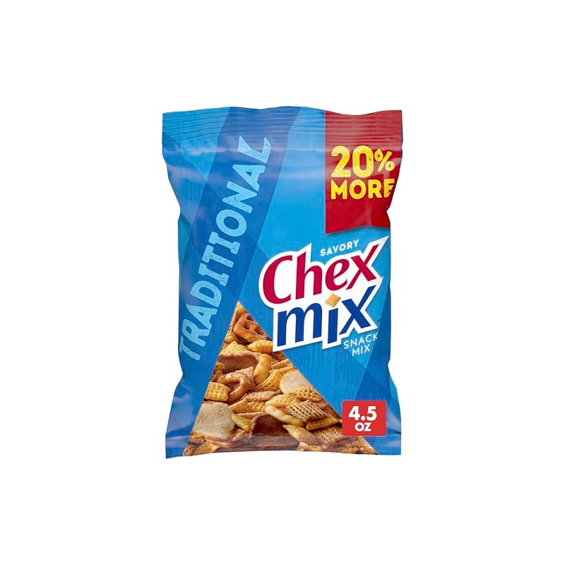 Chex Mix Savory Traditional Snack Mix, 4.5 OZ