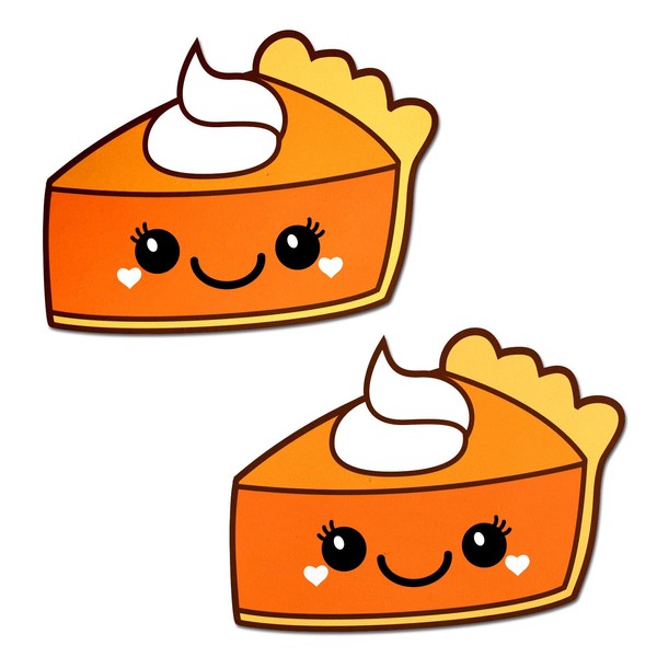 PASTEASE Nipple Pasties - Pie: Happy Kawaii Pumpkin Pie Nipple