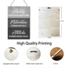Ability Motivation Attitude Wooden Wall Sign,Motivational Wall Hanging Plaques for