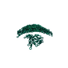 Sea fishing extra strong metallic green power swivels (1/0# Pack of 100)