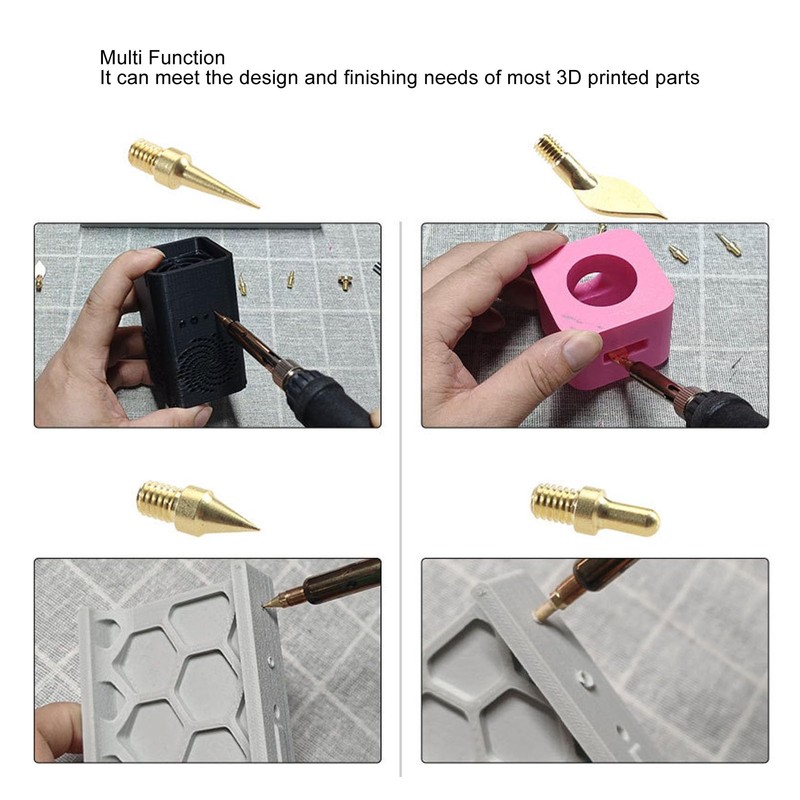 3D Printing Accessories Prints Finished Brass Trim Head, Modified Finishing