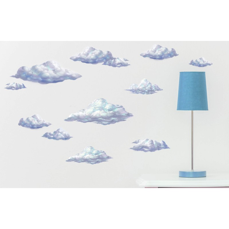 Sky Cloud Wall Decals ~ Beautiful Cloud Wall Stickers Room