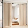 Room Divider, No Drilling Curtain Rod Wall Divider for Space