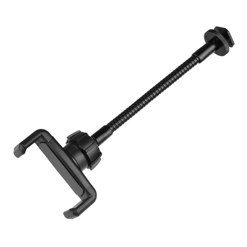 Foldable Phone Clamp Holder Stand with Cold Shoe Mounting for