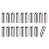sourcing map 6x15mm Dowel Pins, 20pcs 304 Stainless Steel Round