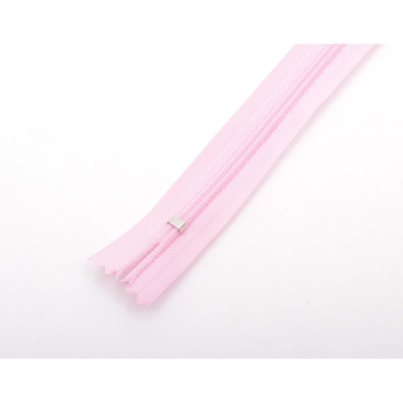 Trimz Adjustable Invisible Zip, Pink, 60cm