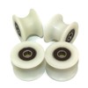 4 pieces x 40 mm with nylon with sheaves wheels