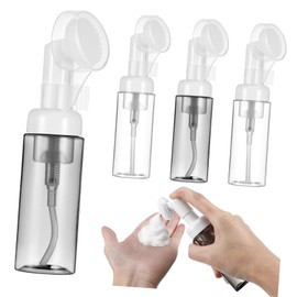 minkissy Travel-friendly 60ml Foaming Bottles Set Small Shampoo Bottles Face Cleanser Foam Containers Reusable - Plastic