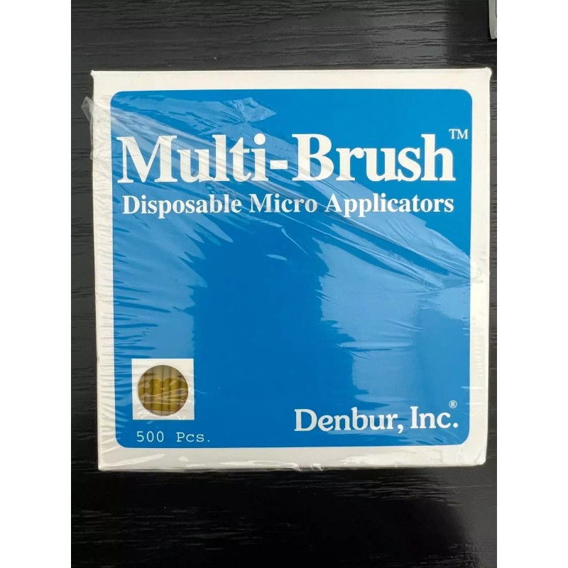 Denbur Multi-Brush Applicators Teal, Small, 500/Pkg - Denbur