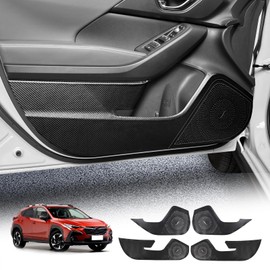 KUNGKIC Subaru 3rd Generation Crosstrek 2022 2023 2024 GU Series Door Kick Guard, Door Protector, Scratch Prevention, Dedicated Design, Interior Protection, Interior Parts, Car Goods, Accessories, PU,