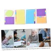 MAGICLULU 2pcs Sticky Memo Pad and Index Tabs Notebook for