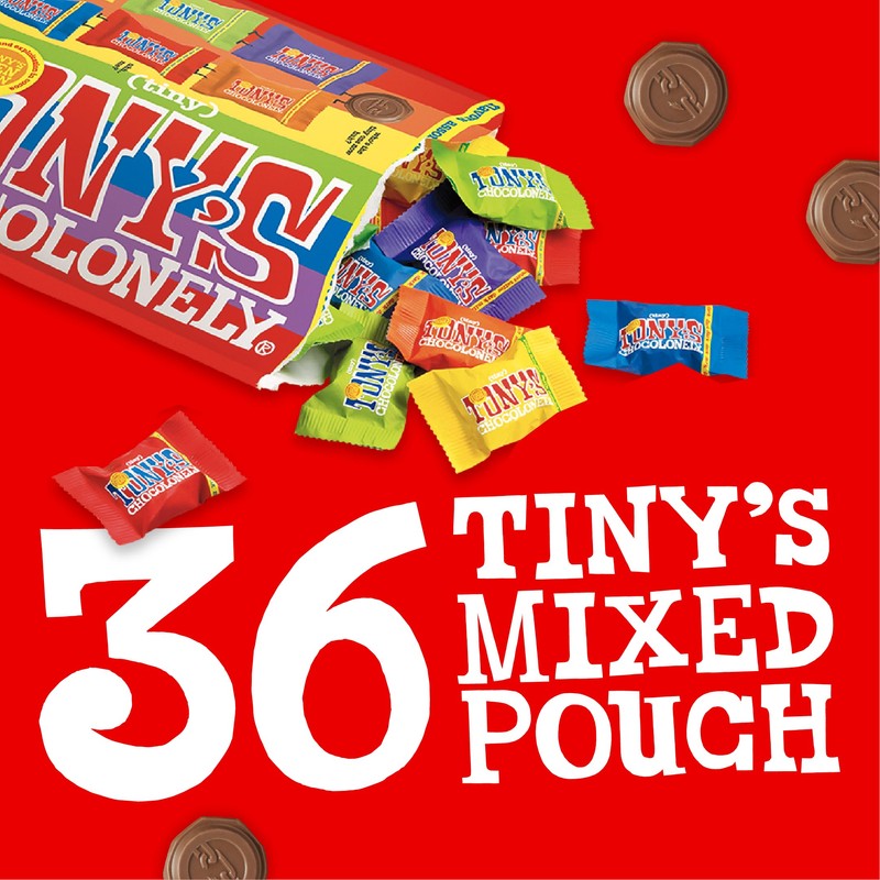 Tony’s Chocolonely Assorted Chocolate Candy Pieces, Belgian Milk & Dark
