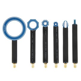 Near Field Probe, RF Near Field, Probe EMC, Near Field Probes, SMA Interference Spraying Performance Female 6 Pieces Near-Field Magnetic Field Probes Set EMI SMA Conduction Radiation Test Antennas