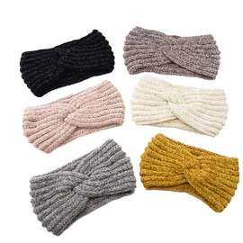 Baluue Warm Headband Women Girls Exercise Headwrap Knitted Sports Headband Hair Hoop