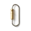 [CANDY DESIGN&WORKS] Bullet Carabiner Bullet Carabiner (A) Nickel, (C) Nickel/Brass