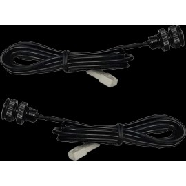 CUSTOM DYNAMICS LED Lights - Red - Black CD-BOLT-R2-B