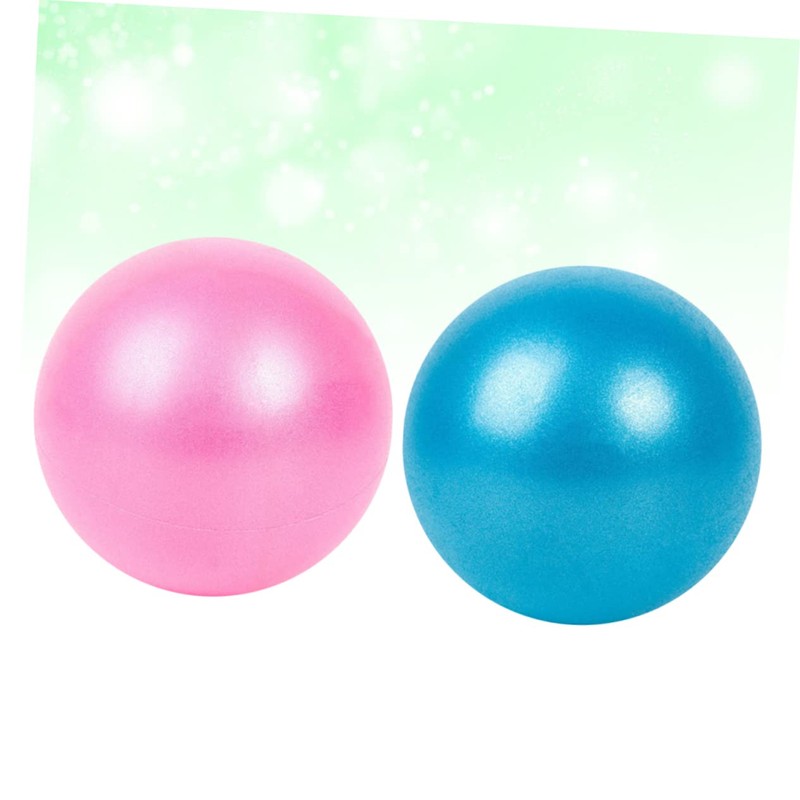 KOMBIUDA Ball 2pcs 25cm PVC Pilates Yoga Ball Explosion-Proof High