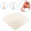 BTYMS 1000 Pcs Orange Wood Sticks 4.5 Inch Cuticle Pusher
