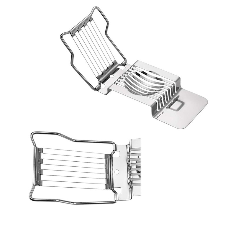 Stainless Steel Egg Cutter Slicer, Wire Egg Slicer Salad Chopper