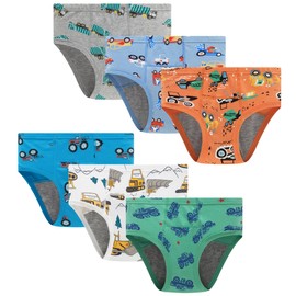 Boboking Boys Training Toddler Underwear Truck Potty Briefs For Boys Size 6