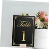 GRIRIW 30Pcs Double Sided Wedding Table Numbers Cards Elegant Design