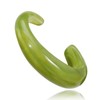 Firstmeet Chunky Bold Open Cuff Acrylic Bangle - Oversized Wrist