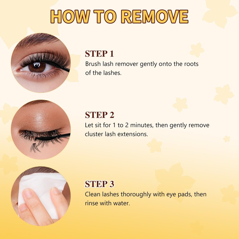 QUEWEL DIY Lash Extension Kit, 320Pcs 30D+40D 3D Clusters Mix
