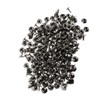 SING F LTD 100x Silver 10x10mm Double Cap Tubular Rivets