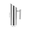 Stainless Steel Water Pitcher, 1L/1.5L Milk Water Jug with Handle,