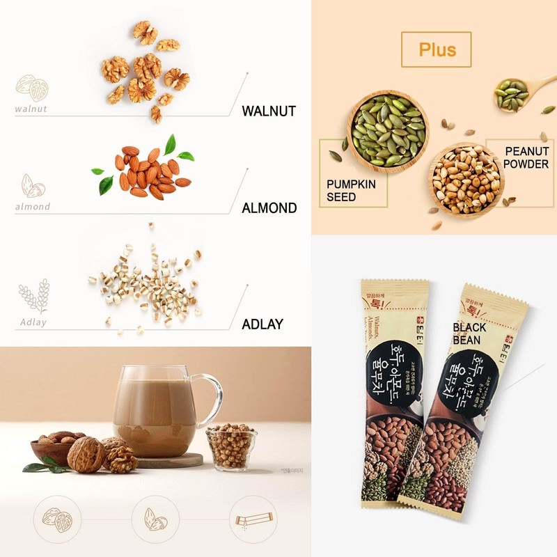 Damtuh Korean Grain Drink Mix Bundle – 15-Grain Misugaru Powder