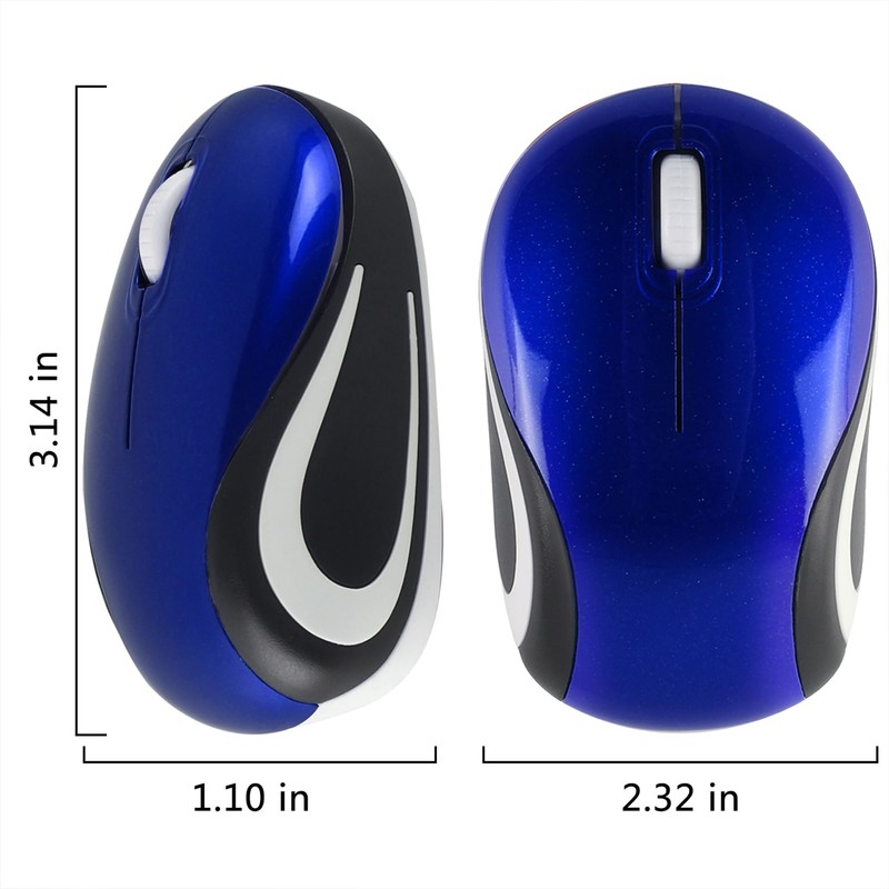 Wireless Mouse Cute Mini Computer Mouse Small Size Pocket Portable