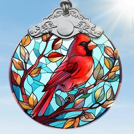 Cardinal Christmas Ornament, Jocidea Cardinal Ornaments for Christmas Tree, Cardinal Decor, Cardinal Gifts, Red Bird Lovers Gift Ideas, Red Bird Christmas Ornaments