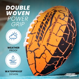 Wave Runner Grip It, Size 9.25in - Water Football, Beach Toys, Kids Outdoor Games for Summer | Pool Toys Football - Special Grip Pattern, Double Laced, Lightweight, All Weather Fun Water Toy
