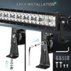 Audak LED Light Bar Side Mounting Brackets Kit Universal Stainless