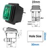 ETOPARS Pack of 3 12 V 20 A Rocker Switch