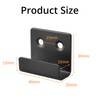 15mm Ceramic Tile Display Hooks Stainless Steel Flat J Hooks