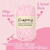 Coopay Wool for Crocheting, 4 x 50 g Chunky Wool