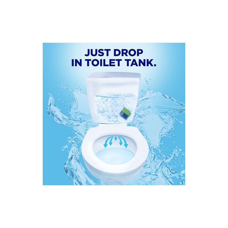 Soft Scrub In-Tank Toilet Cleaner Duo-Cubes, Alpine Fresh, 4Count