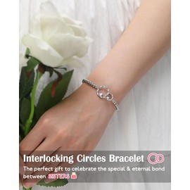 Eryuor Sister Birthday Gifts From Sister Bracelet Ideas Cool Happy Birthday Card for Sister Adult