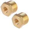 BILAL 1/2" Male x 1/8" Female NPT Reducer Hex Bushing,
