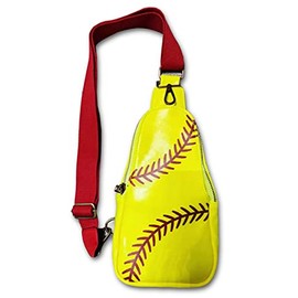 Urbanifi Grand Slam Homerun Crossbody Sports Purse Handbag (Softball)
